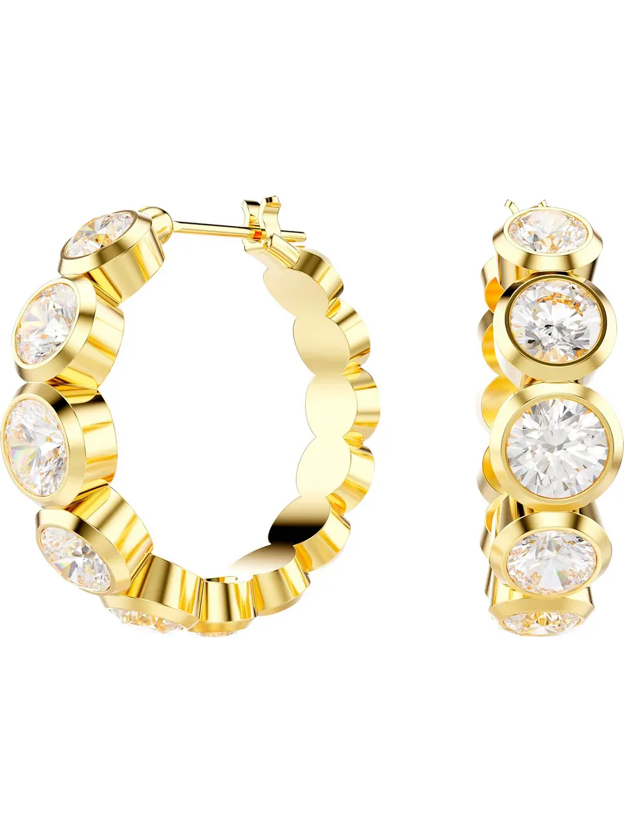 Серьги SWAROVSKI 5711483, золотистый, застежка булавка