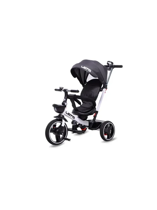 LTBIKE Велосипед трёхколёсный детский LETO, 10 8 PU, черный
