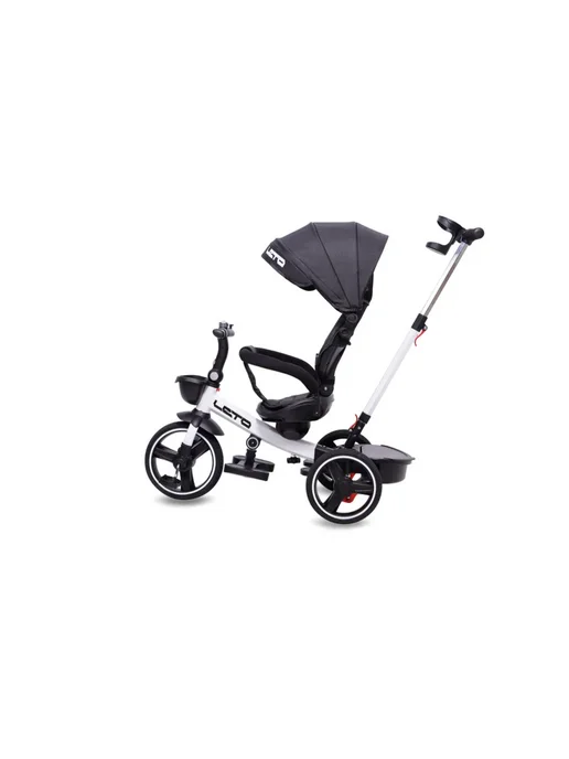 LTBIKE Велосипед трёхколёсный детский LETO, 10 8 PU, черный, фото 3