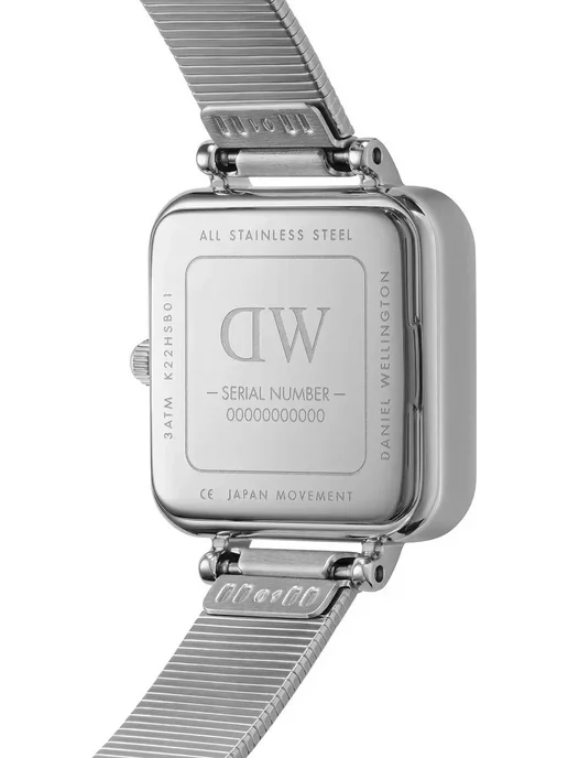 Daniel Wellington Часы наручные Quadro DW00100522 оригинал, серый, фото 3