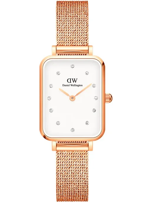 Daniel Wellington Часы наручные Quadro DW00100527 оригинал, желтый