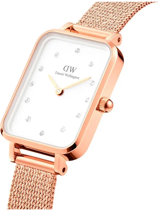 Daniel Wellington Часы наручные Quadro DW00100527 оригинал, желтый, фото 2