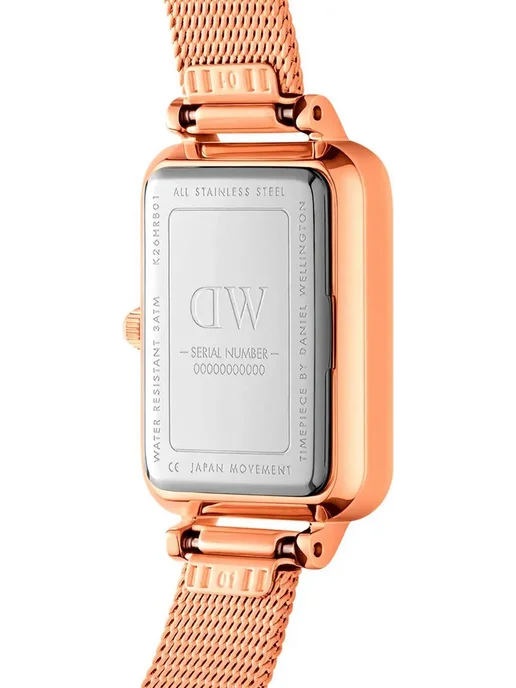 Daniel Wellington Часы наручные Quadro DW00100527 оригинал, желтый, фото 3