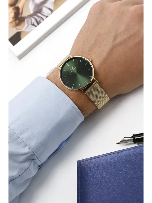 Daniel Wellington Наручные часы Petite Emerald DW00100481, зеленый, фото 2