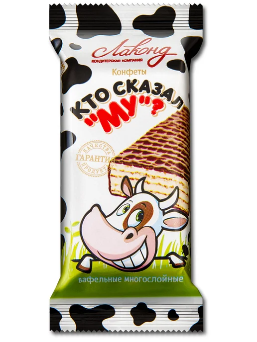 Лаконд Конфеты вафельные батончики шоколадные «Кто сказал МУ» 2 шт, 2 шт, фото 2