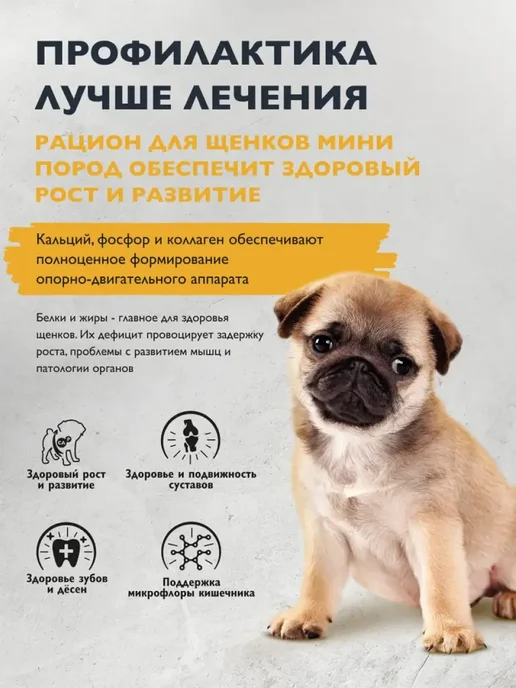 Сухой корм Brit care Молодых для собак, мелкие, щенки, 3 кг, фото 3
