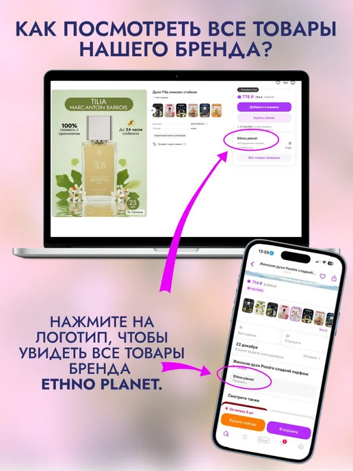 Ethno planet Духи унисекс стойкий парфюм, вариант, фото 5