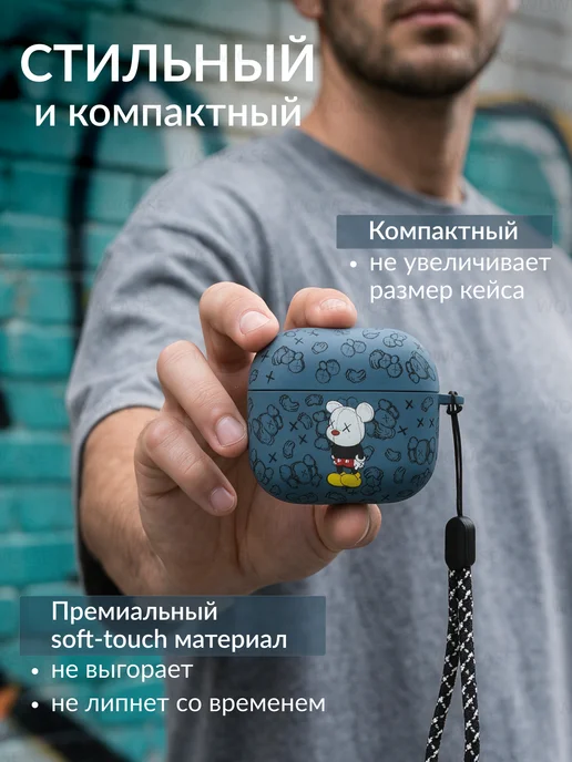 LUXO Чехол для Airpods Pro 3 с карабином, вариант, фото 5