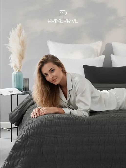 PRIME PRIVE Покрывало на кровать на диван 180х220 Шенилл, 180x220, фото 5