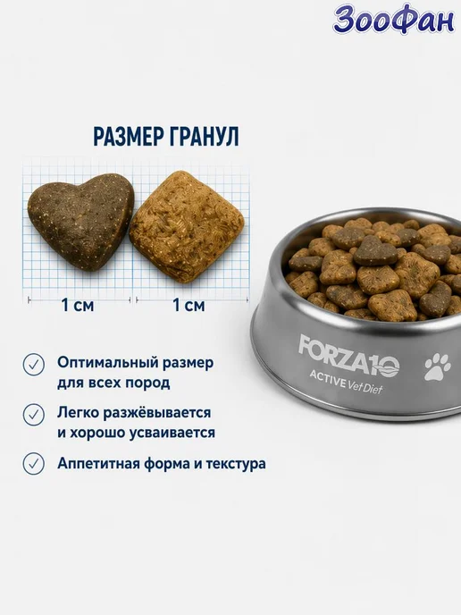 Сухой корм Forza 10 Dermo Заболевания для собак, 4 кг, фото 3