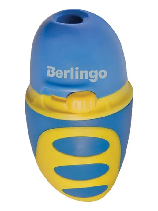 Berlingo 1шт. Точилка Riddle 1 отверстие, контейнер, ассор, 1 шт, фото 4