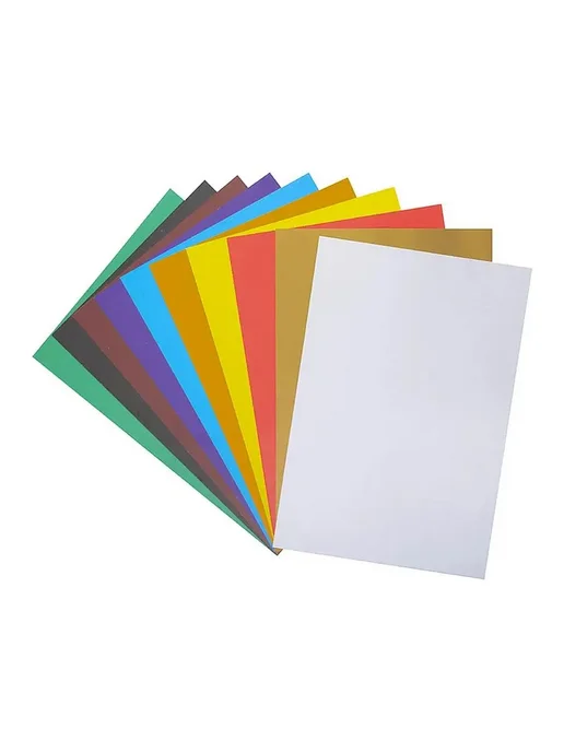 ArtSpace 2шт. Волшебный Дельфин Цветной картон A4, 10л, 10цв, 2 шт, 10 л, фото 5