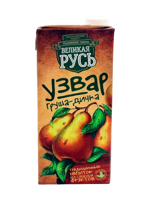 Великая Русь Узвар Груша-Дичка 1,0л 3 шт, 1 л, 3 шт, фото 8