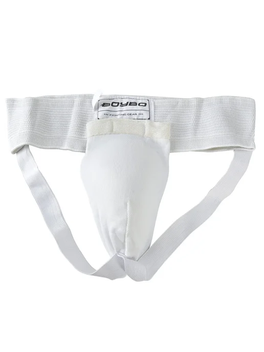 Boybo Защита паха для единоборств, белая, BG150, белый