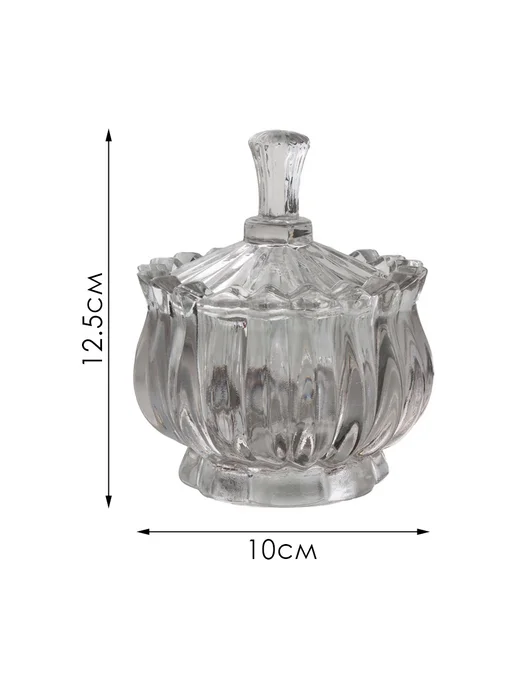 ISFAHAN GLASS IND Сахарница "SUNSTAR" 210 мл, 200 мл, фото 2