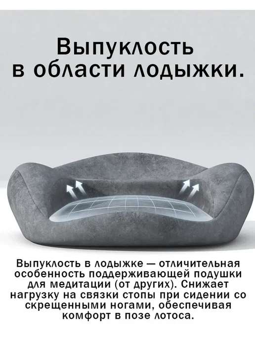 Подушка для медитации, йоги и уединенного занятия, вариант, фото 5
