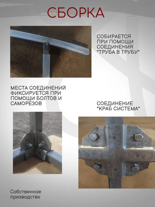 ТПК Исток Удлинение к теплице на 2 метра, 2 м, фото 3
