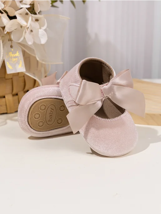 Kidsun Пинетки для новорожденных, бежевый, фото 2
