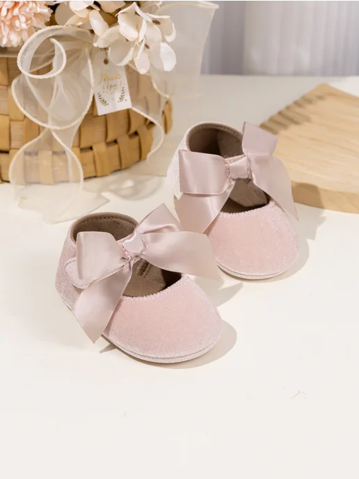Kidsun Пинетки для новорожденных, бежевый, фото 6