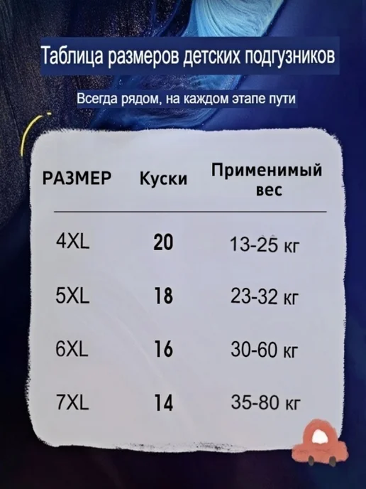 Трусики-подгузники Kaduola, 5XL 23-32 кг, 18 штук в упаковке, 2332 кг, фото 3