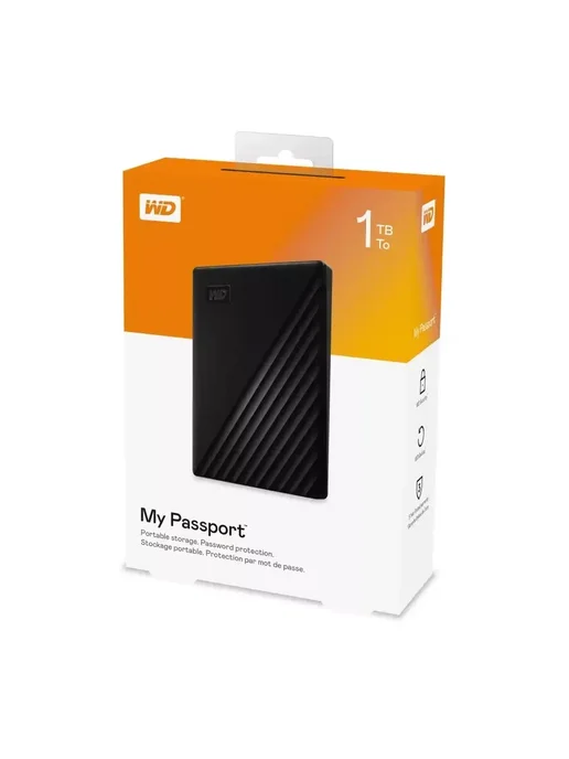 1 ТБ Внешний HDD My Passport [WDBYVG0010BBK-WESN], 1 ТБ, фото 6
