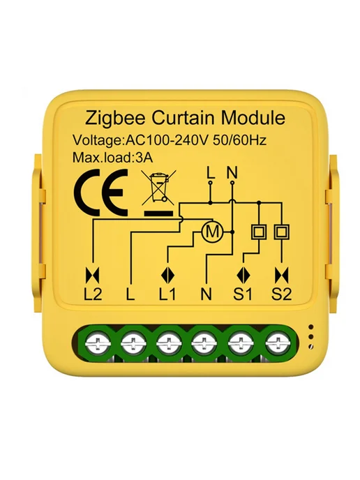 无品牌 Модуль подключения штора Tuya Zigbee к мотору рулонных ворот, вариант