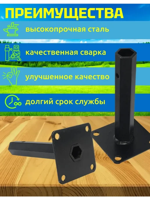 Ступицы колес шестигранные для мотоблока (23мм), вариант, фото 5