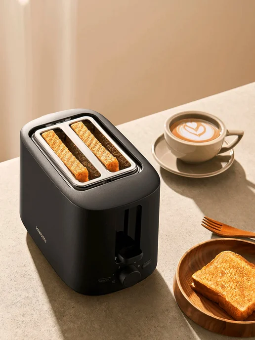 Xiaomi Тостер для хлеба Toaster, Евро-версия, черный, фото 5