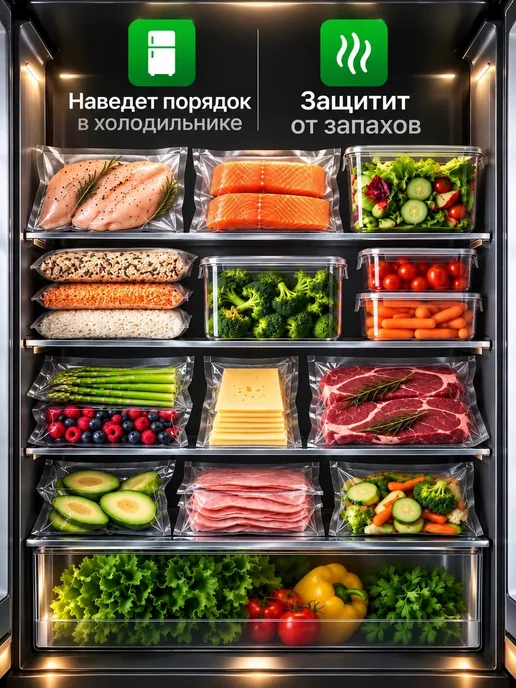 Вакууматор для продуктов с запайкой с пакетами с резаком, черный, фото 3