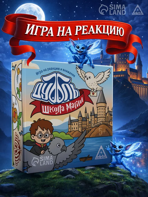 Настольная игра для детей Дуббль Гарри Поттер, вариант