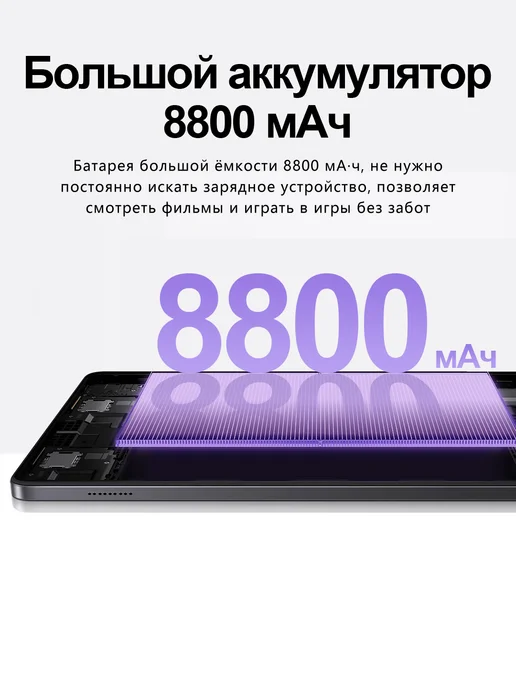 Bobarry Игровые планшеты Pad7 Pro16+1TB Snapdragon 8s Gen3 144Hz, 1 ТБ, фото 7