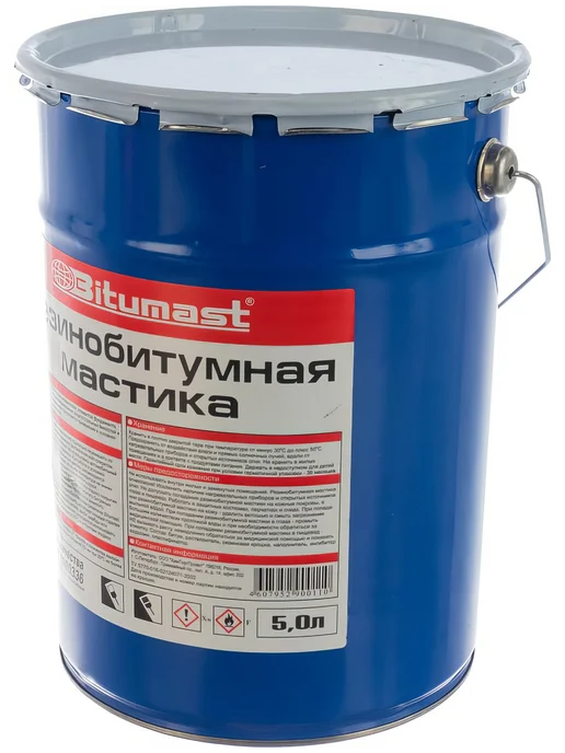 Bitumast Резинобитумная мастика, 5 л 4607952900110, 5 л, фото 2