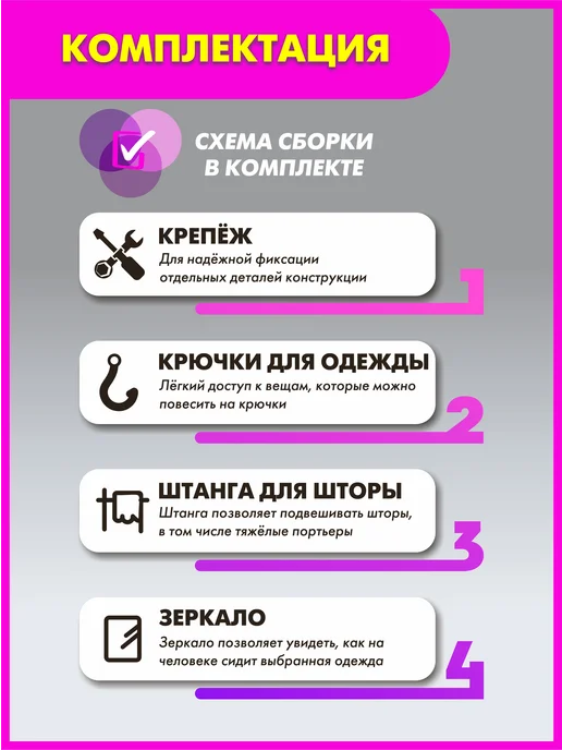 Маркет-пост Примерочная для пвз wildberries 2026 без подсветки, вариант, фото 3
