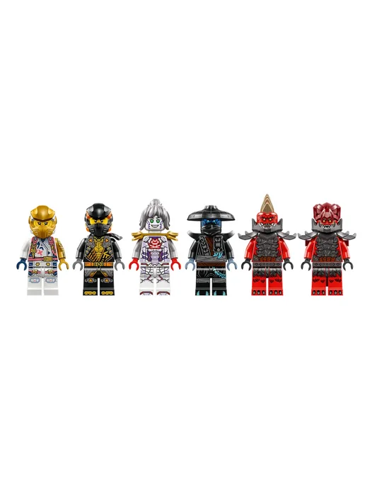 LEGO Конструктор NINJAGO 71834 Ультракомбайн Зейна 4 в 1, синий, фото 5