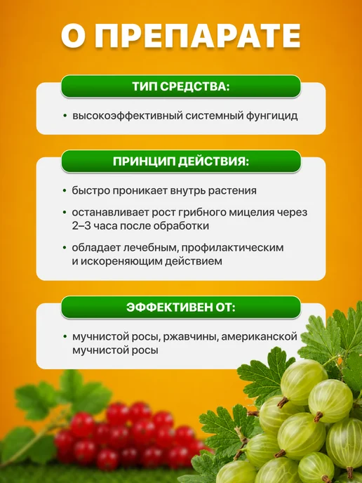 Avgust Средство защиты растений Топаз, 5шт по 2мл, 2 мл, фото 2