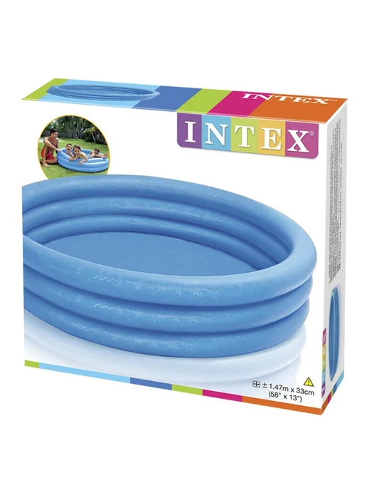 Intex Бассейн надувной "Радуга" 147х33см, 147x33 см, 330 л, фото 7