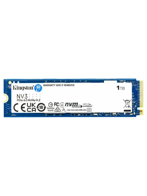 Kingston SSD PCIe 4.0 x4 1TB NV3 M.2 2280, 4.0x4, 1 ТБ, фото 2