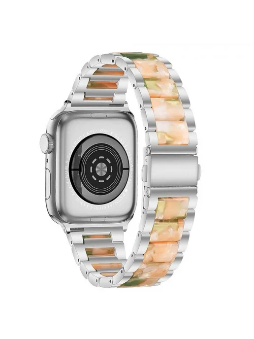 MyPads Ремешок из смолы и нержавеющей стали для Apple Watch Ultr, фиолетовый