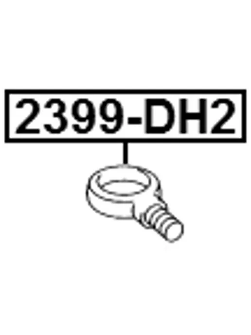 FEBEST Крюк буксирный AUDI A3 A3 Sportback 2003-2013 2399-DH, вариант, фото 2