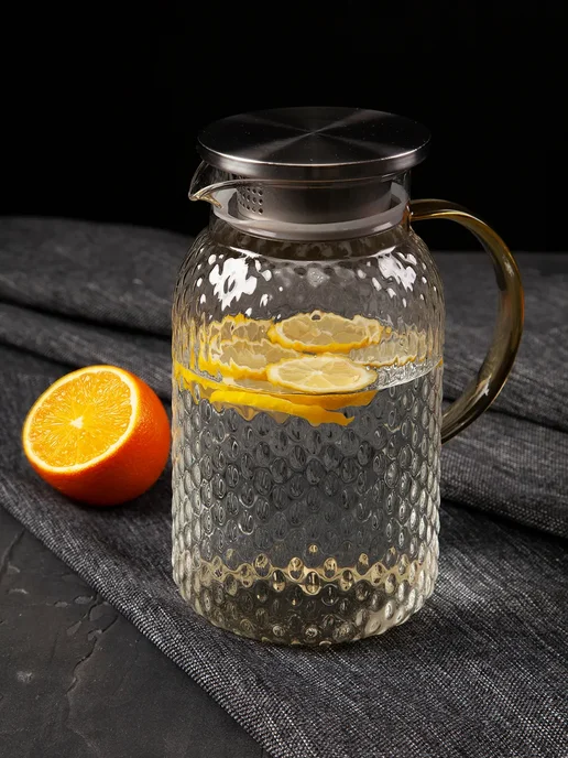 AMI Кувшин для напитков стеклянный Lemonade 1,5л, 1,5 л, фото 7