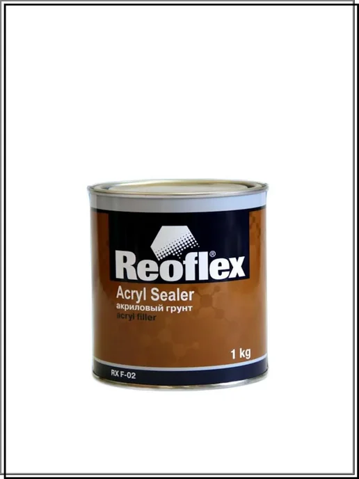 Reoflex однокомпонентный акриловый грунт 1кг серый, 1 кг, белый, фото 5