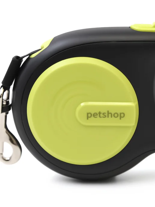 PetShop Поводок рулетка для собак и кошек "Спутник", зеленая, 3 м, 3 м, фото 3