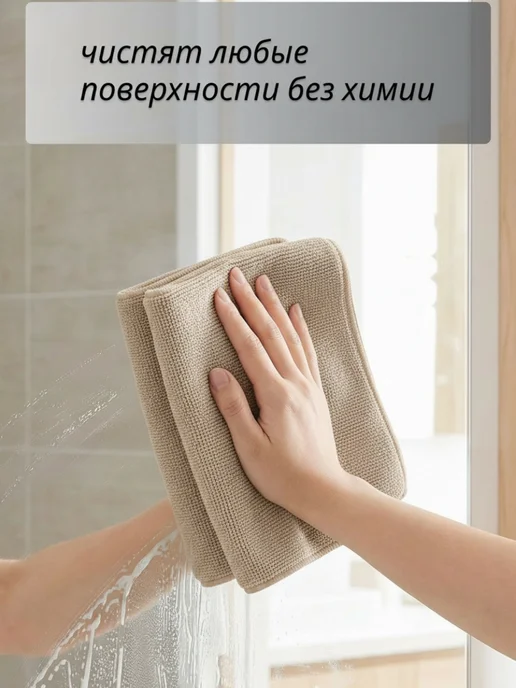 АКАДЕМИЯ МИКРОФИБРЫ Салфетки для кухни и уборки из микрофибры 30х30см, 30x30 см, фото 4