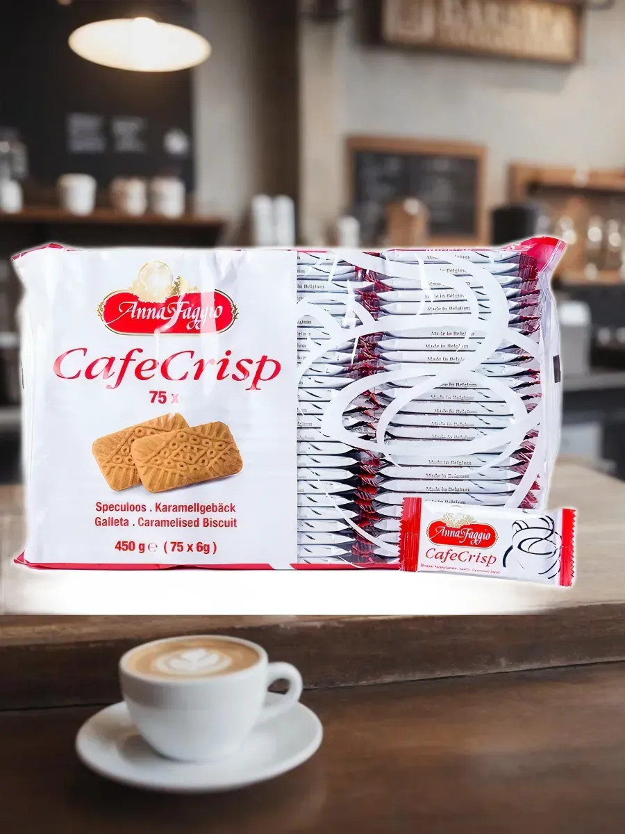 Печенье Anna Faggio Cafe Crisp 450г(75шт*6г)