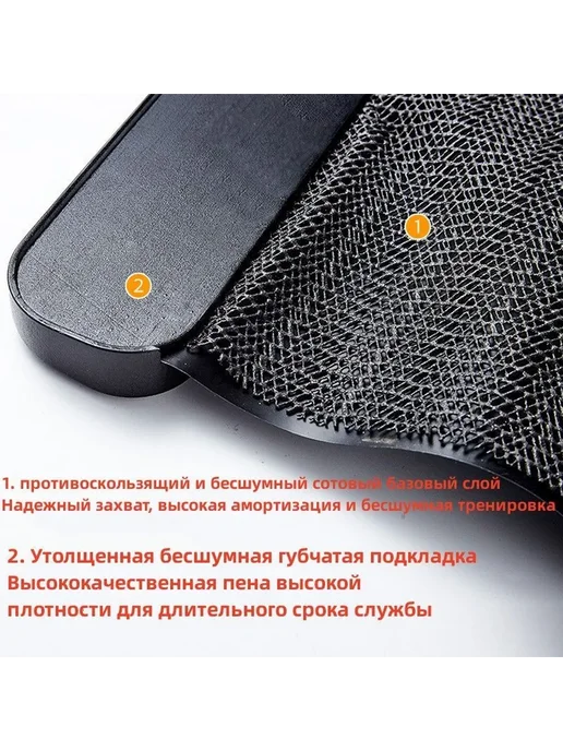 Степ платформа для фитнеса желтая, желтый, фото 5
