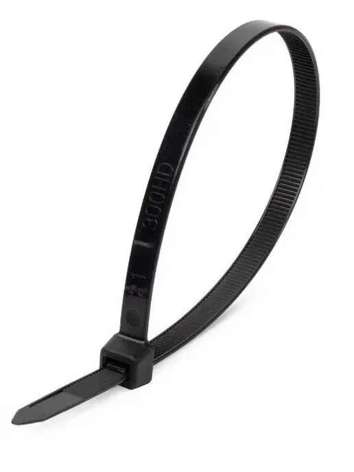 Fortisflex Стяжки нейлоновые Хомуты пластиковые КСС 3х200 черные 100шт, 4x200 мм, 200 шт, фото 2