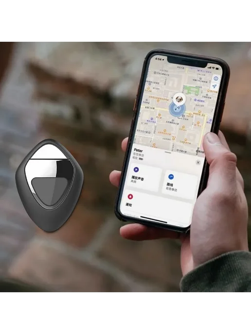 Антипотеря напоминатель BT для Apple Find My для детей и по, черный, фото 2