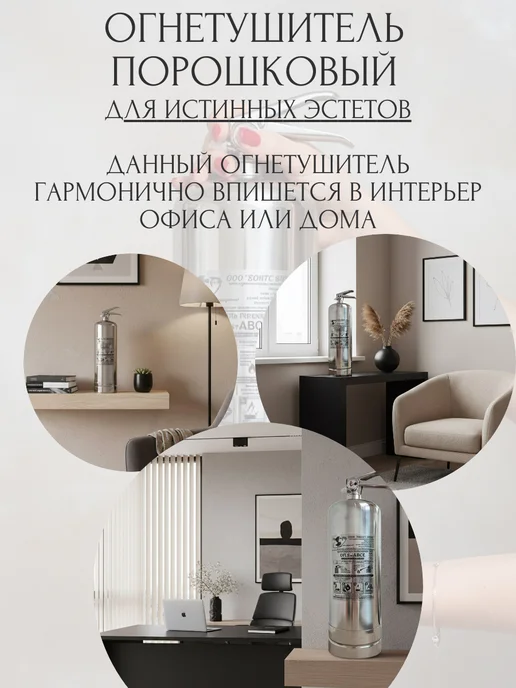 Огнетушитель порошковый для автомобиля и дома интерьерный, вариант, фото 3