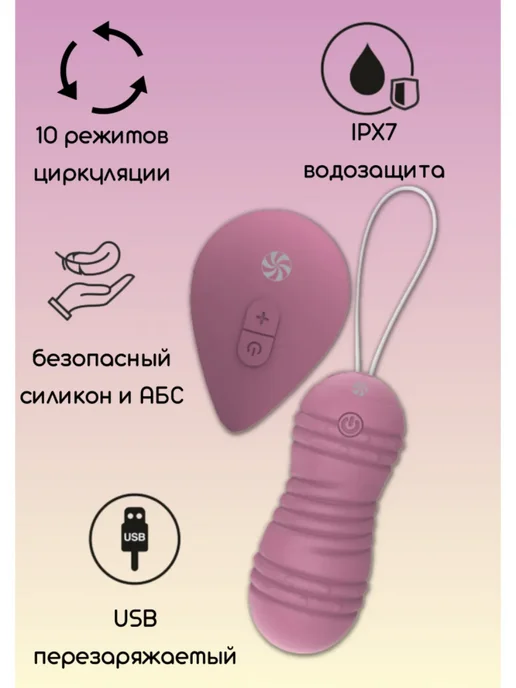 LOLA Виброшарики с циркуляцией и пультом ДУ - Take it Easy Ray, розовый, фото 2