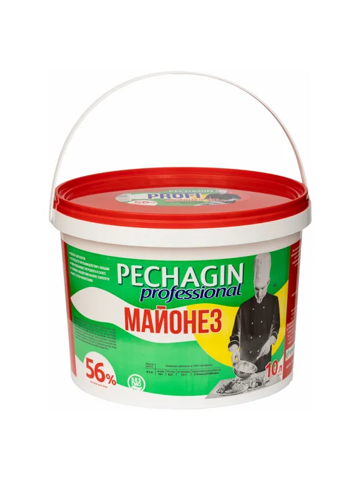 Pechagin Professional Майонез 56%, 10л, 10 л
